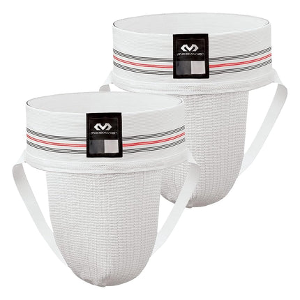 Soporte Atlético Clásico McDavid Paquete de Dos (Blanco, XX-Grande)