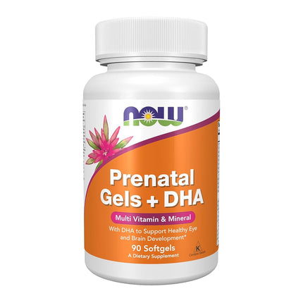 NOW Pre-Natal Multivitamin with DHA,90 Softgels