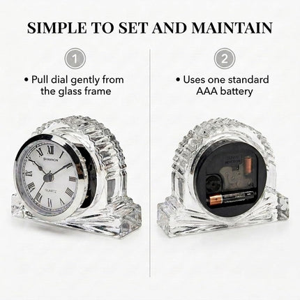 Godinger Shannon Mantle Clock, Small