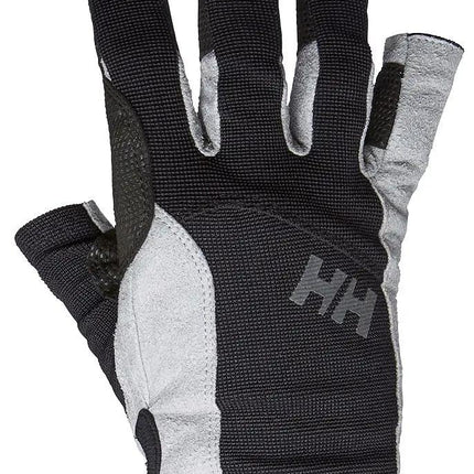 Helly Hansen Unisex Sailing Glove Short, Black, L