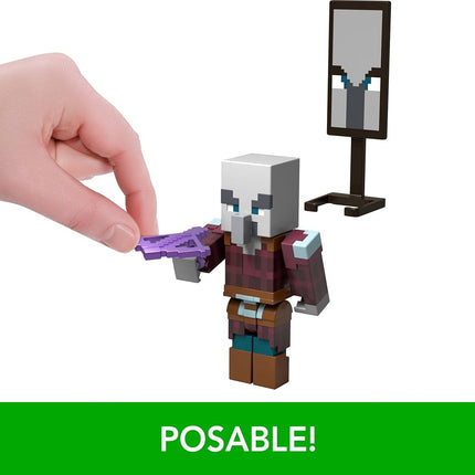 Mattel Minecraft Village Raid Pack with 3 Action Figures & Accessories