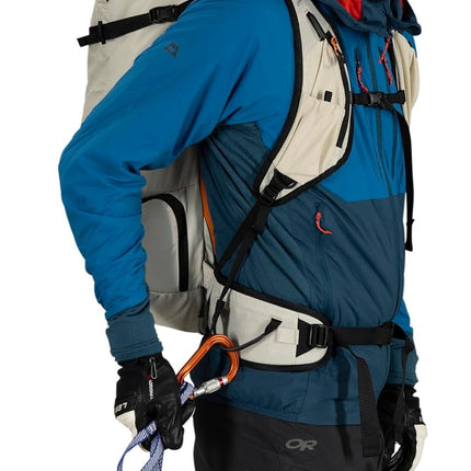 Osprey Firn 28L Ski and Snowboard Backpack, Elderberry Purple/Peppermint Green, Medium/Large