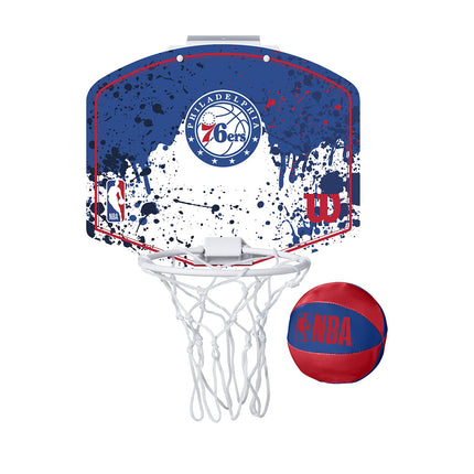 Wilson NBA Team Mini Basketball Hoop - Philadelphi