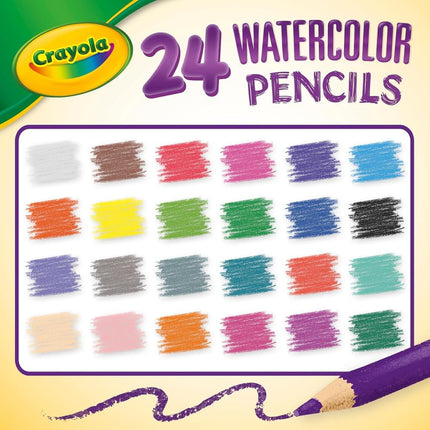 Crayola 24ct Watercolor Colored Pencils