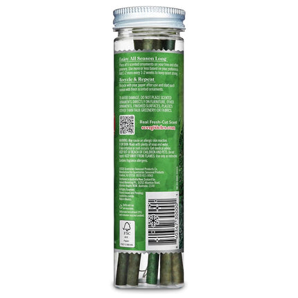 Scentsicles White Winter Fir Scented Ornament Sticks (2 Bottles 12 Total Ornament Sticks)