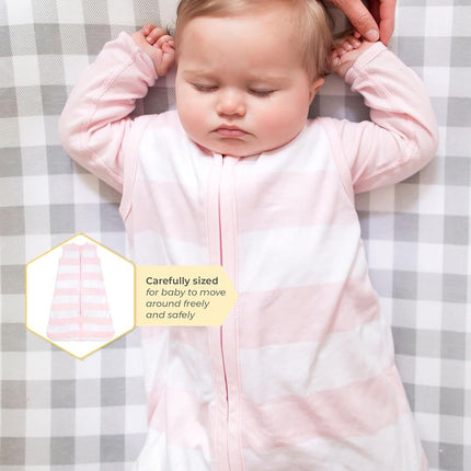 Burt's Bees Baby - Beekeeper Wearable Blanket, 100% Organic Cotton, Swaddle Transition Sleeping Bag - - Medium