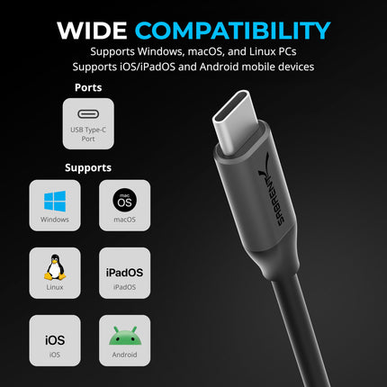 SABRENT Audio Interface USB Sound Card, USB Type-C to 3.5mm Audio Adapter