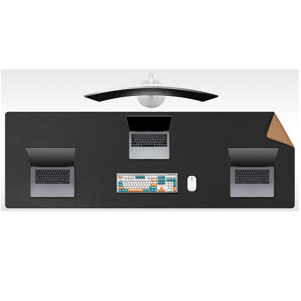 MAIDERN 180 x 60cm Desk Mat, Large Desk Pad, Cork 