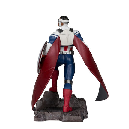 McFarlane Marvel Captain America 1:10th Scale Collectible with Scene (All-New Captain America #1) Toys