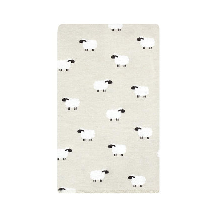 Hudson Baby Paño de felpa de franela unisex para bebé, paquete de 10, oveja gris topo, talla única