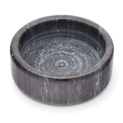 Fox Run 48757 Black Marble Wine Bottle and Glass Stand, 5 x 5 x 2 inches