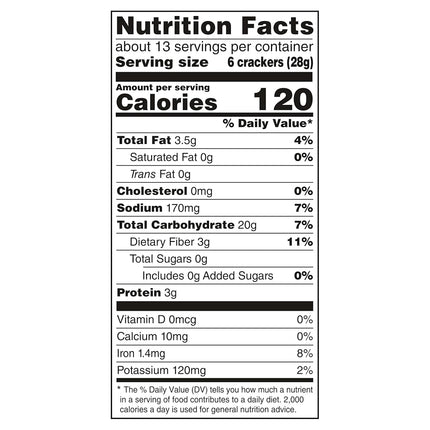 Triscuit Original Whole Grain Wheat Crackers, Vegan Crackers, Healthy Snacks, Lunch Snacks, Family Size, 12.5 oz