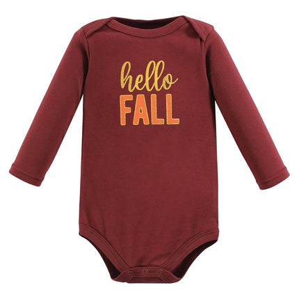 Hudson Baby mamelucos de manga larga de algodón para bebé, otoño, ardilla, 0-3 meses