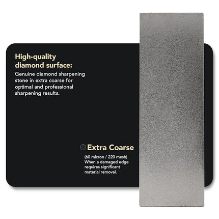 DMT Dia-Sharp® Diamond Sharpening Stone 6" Extra-Coarse | Professional-Quality Knife Sharpener | 15 cm Whetstone for Knives and Tools | Made in USA | D6X