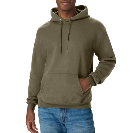 Hanes Men's EcoSmart Hoodie, Midweight Fleece, Pul