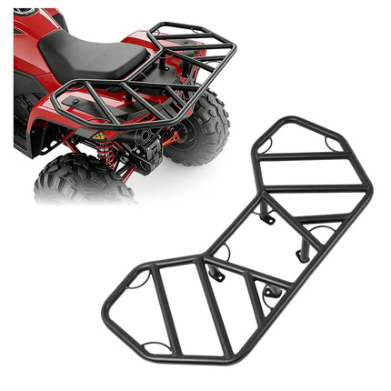 ALMULOO Parrilla trasera para cuatrimoto compatible con Can-Am Renegade 2007-2023 Todos los modelos Parrilla de acero Negro electroforesis