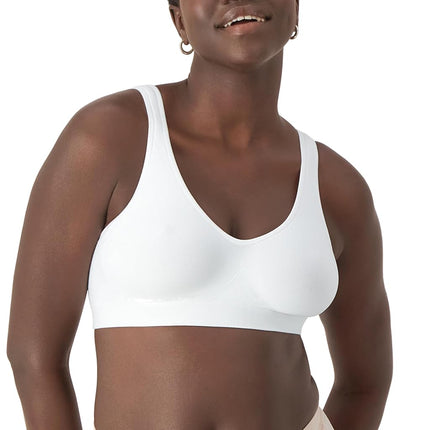 Bali Women's Comfort Revolution Wirefree Bra with Smart Sizes DF3484, White, Small