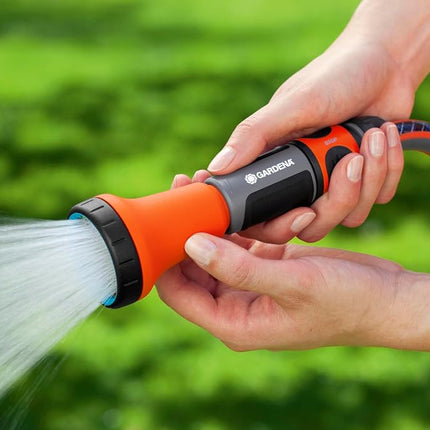 GARDENA Watering Sprayer: Compact Garden Sprayer, Soft Spray for Potted Plants and Surfaces, Frost/UV-Proof, Packed (18310-20), Turquoise, Orange, Black, Grey
