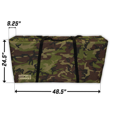 Bolsa de transporte GoSports Premium Cornhole (tamaño reglamentario o tamaño de portón trasero)