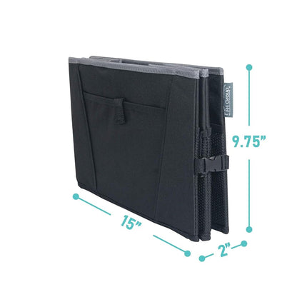 FH GROUP FH1141GRAY Collapsible Multi-Compartment Trunk, Cargo Car, Gray Storage Organizer