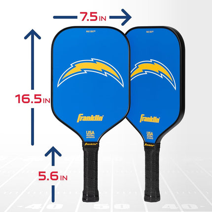 Franklin Sports NFL Atlanta Falcons Pickleball Paddle - Official NFL Team Pickleball Paddles - USAP (USAPA) Approved Premium Quality Pickleball Paddles - Authentic Team Logos + Colors