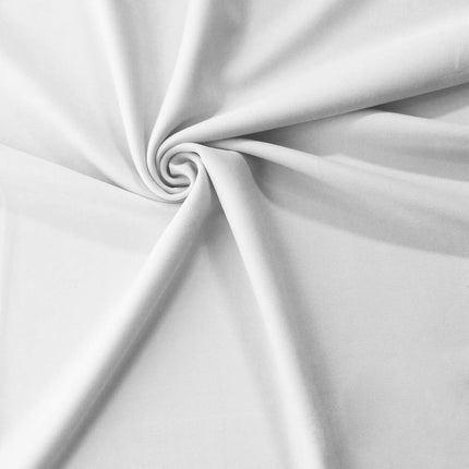 Faldón para cuna pequeña/portátil con volantes de microfibra ultrasuave American Baby Company, blanco, para niños y niñas