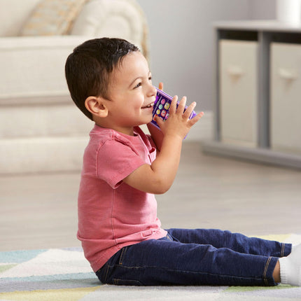 Teléfono con emojis Chatea y cuenta de LeapFrog, morado