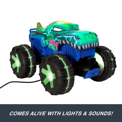 Hot Wheels Monster Trucks Mega-Wrex Alive RC, Remote-Control Toy