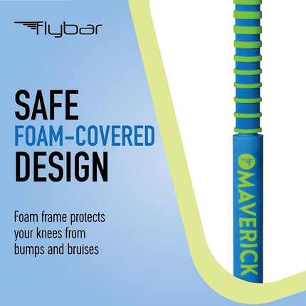 Flybar Maverick Pogo Stick for Kids Ages 5+, 40 to 80 Pounds, Perfect for Beginners, Easy Grip Handles, Anti-Slip Pegs, Outdoor Toys for Boys and Girls
