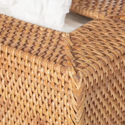 Kouboo Loma Rectangular Rattan Tissue Box Cover (Brown)