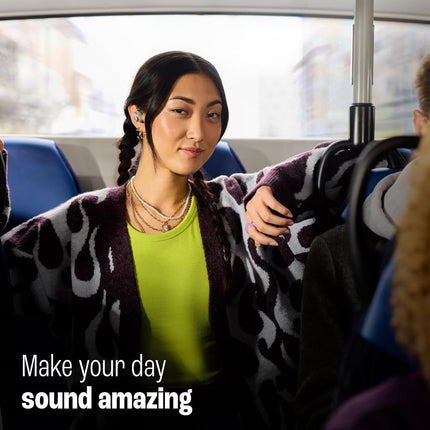 JBL Live Buds 3 - True Wireless Noise-Cancelling Bud-Type Earbuds, 40Hrs Total Playback, Wireless Charging, 6 Mics for Perfect Calls, Multi-Point Connection, IP55 Waterproof and dustproof (Purple)