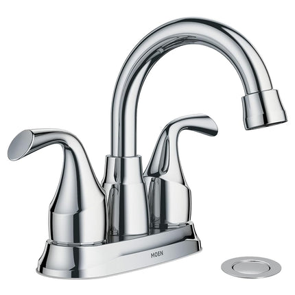 MOEN Idora 4 in. Centerset 2-Handle Bathroom Faucet in Chrome