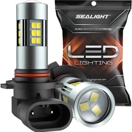 SEALIGHT H10/9145/9140 LED Fog Light Bulbs, 6000K 