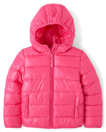 Gymboree baby-girls And Toddler Puffer Jacket, Pin