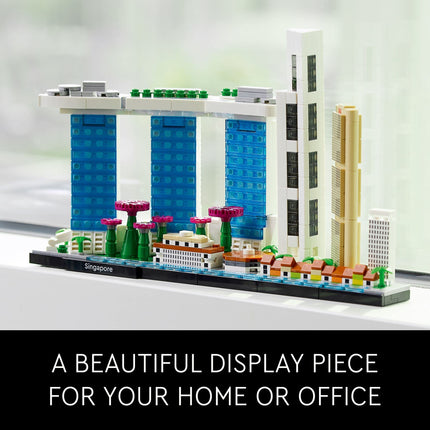 LEGO Architecture Skyline Collection: Singapore 21057 Building Kit; Collectible Display Model for Adults (827 Pieces)