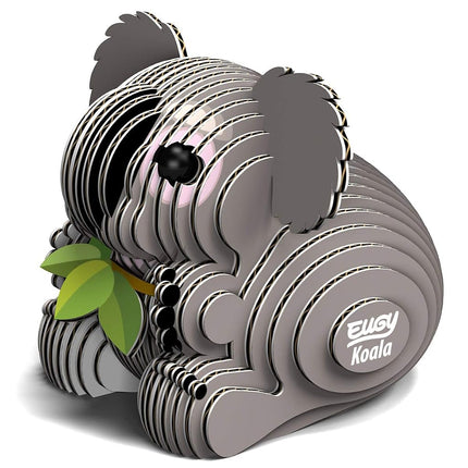 EUGY 016 Koala 3D Paper Puzzle - 33 Pieces Eco-Fri