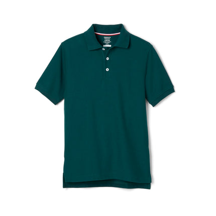 Polo de piqué de manga corta para niño French Toast, verde cazador, extragrande