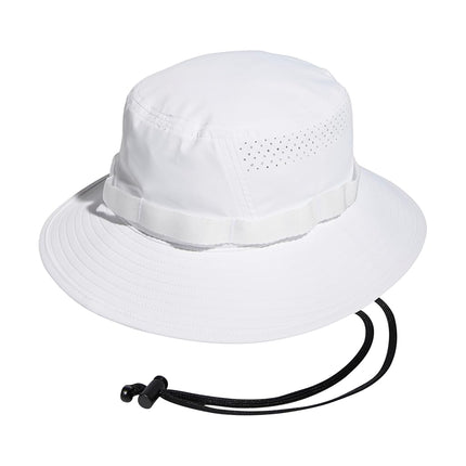 adidas Men's Victory 4 Bucket Hat, White/Onix Grey, Small-Medium