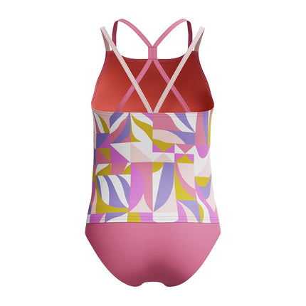 Speedo Girls Swimsuit Two Piece Tankini Thin Strap