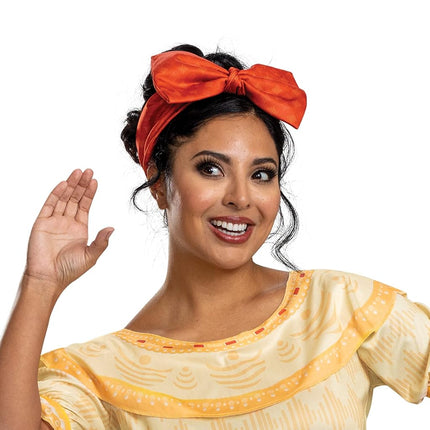 Encanto Costumes, Official Disney Encanto Mirabel and Dolores Deluxe Adult Costumes, Dolores, (4-6)