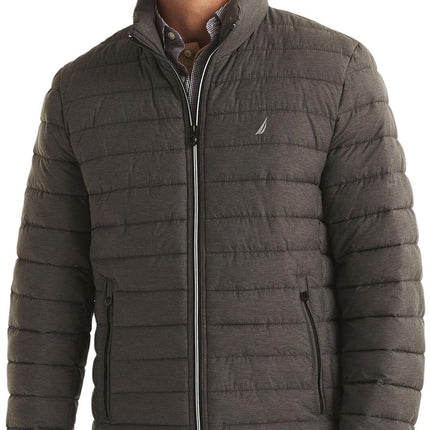 Nautica Men's Reversible Quilted Puffer Jacket –Mi