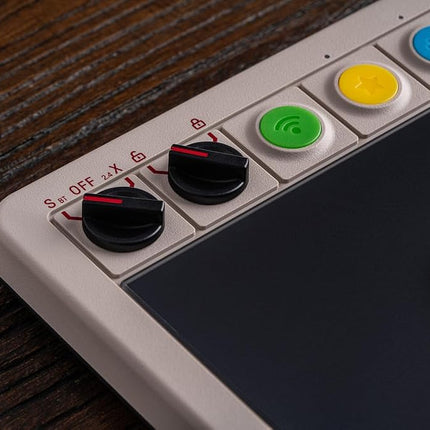 8BitDo All-Button Arcade Controller for Switch/Switch 2 & Windows – Bluetooth, 2.4G, Wired Connectivity, Low-profile Mechanical Switches, 4 Programmable Buttons, Hot-swappable PCB