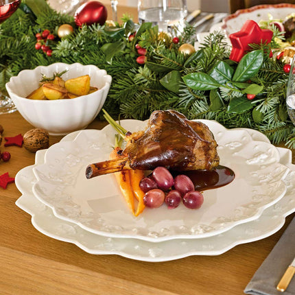 Villeroy & Boch – Toy's Delight Royal Classic Dinner Plate White, Dishwasher Safe, Microwave Safe, Christmas, Table, Plate, Dinner Plate, Premium Porcelain
