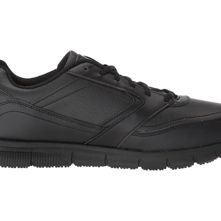 Skechers for Work Men's Nampa Food Service Shoe,Black Polyurethane,13 M US