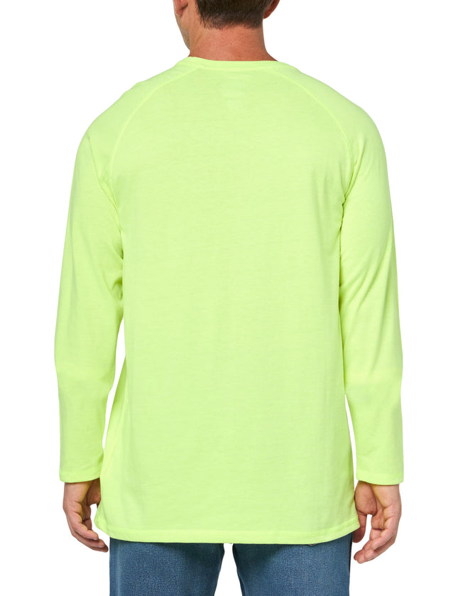 Dickies Men's Cooling Long Sleeve Pocket T-Shirt, Bright Yellow, Medium