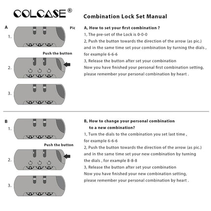 COLCASE Fireproof Document Organzier with Lock, Hard Fireproof Document Box