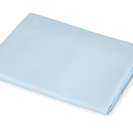 American Baby Company Drap de lit de camp en percale 100 % coton naturel, bleu, 58 x 130 cm, doux et respirant, pour garçons et filles