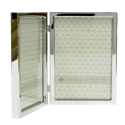 Lawrence Frames Metal Frame - Standard Design, Silver, 5x7 Double