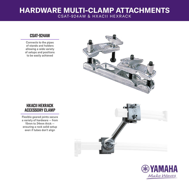 Yamaha HXACII Hex Rack Arm Clamp