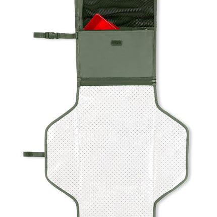 Skip Hop Pronto Signature Portable Changing Mat, Dark Sage, Easy Clean and Travel Friendly